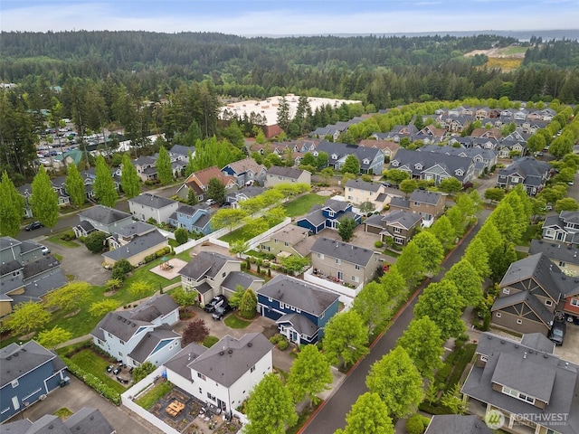 4914 Bering St, Gig Harbor, WA 98332 - aerial view of residential area featuring a heavily wooded area