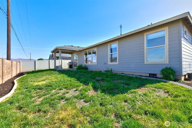 view of back of property