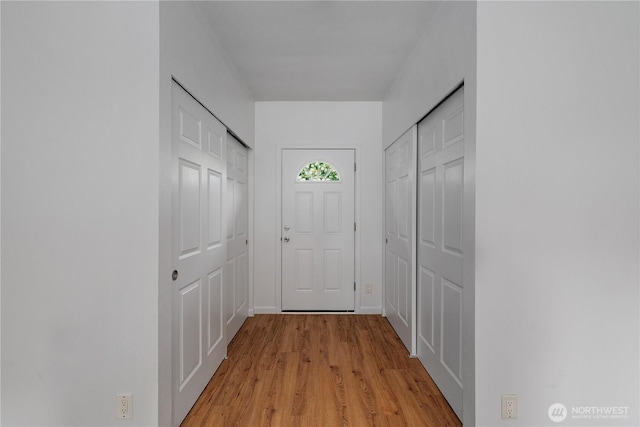 2116 Union Ave SE, Olympia, WA 98501 - doorway to outside with light wood finished floors