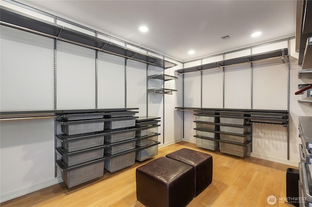 7734 Seward Park Ave S, Seattle, WA 98118 - spacious closet with light wood-type flooring