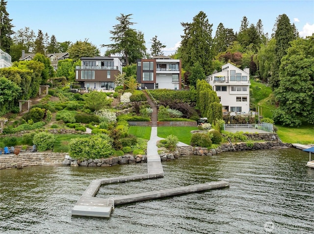 7734 Seward Park Ave S, Seattle, WA 98118 - view of property's community with a water view and a boat dock
