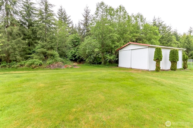 161 Malinka Ln, Chehalis, WA 98532 - view of green lawn featuring an outbuilding and a pole building