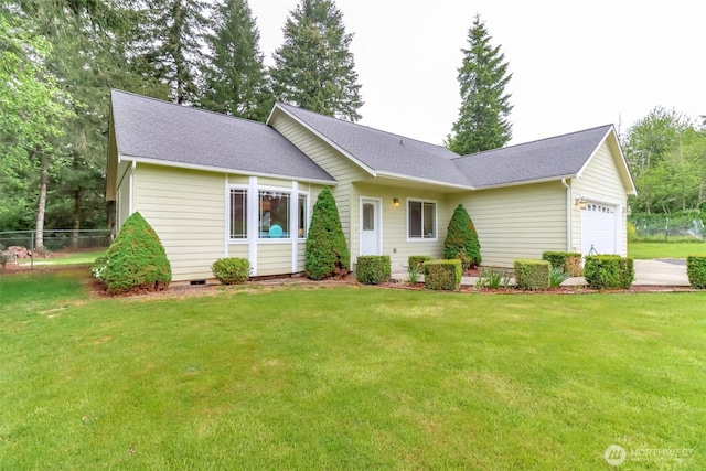 161 Malinka Ln, Chehalis, WA 98532 - ranch-style house featuring a garage and a shingled roof