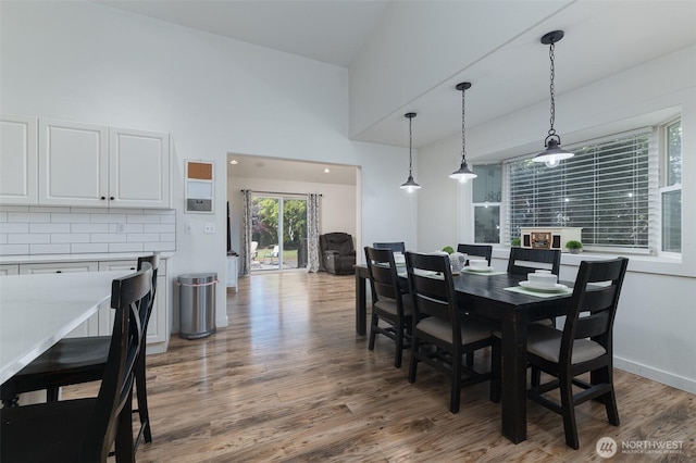 1392 Myers Dr, Ferndale, WA 98248 - dining space with wood finished floors