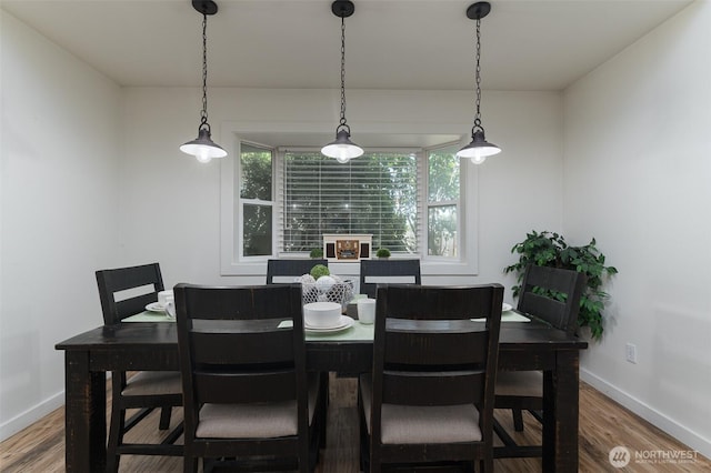 1392 Myers Dr, Ferndale, WA 98248 - dining room featuring wood finished floors and baseboards