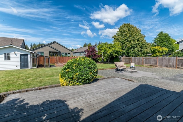 1392 Myers Dr, Ferndale, WA 98248 - wooden terrace featuring a patio area