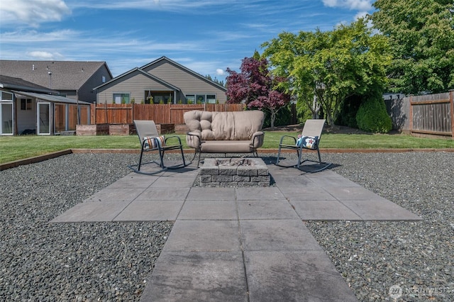 1392 Myers Dr, Ferndale, WA 98248 - view of patio / terrace with outdoor lounge area