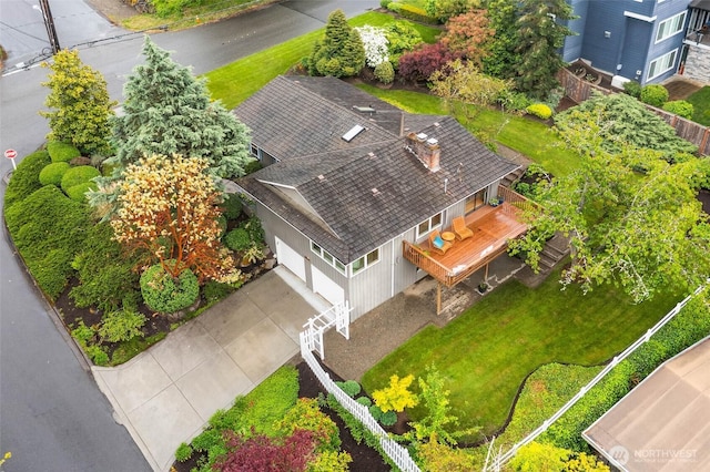 7915 SE 34th St, Mercer Island, WA 98040 - view from above of property