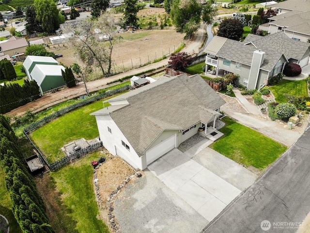 2707 Angel Ln, East Wenatchee, WA 98802 - aerial perspective of suburban area