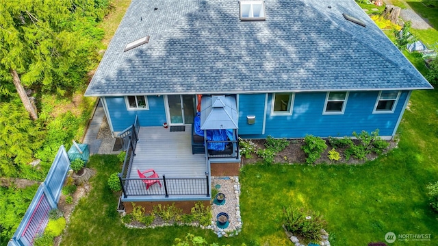 157 Northwood Dr, Point Roberts, WA 98281 - view from above of property