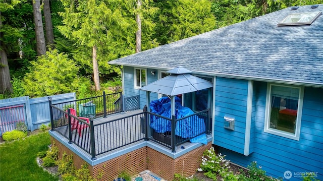 157 Northwood Dr, Point Roberts, WA 98281 - wooden terrace featuring fence