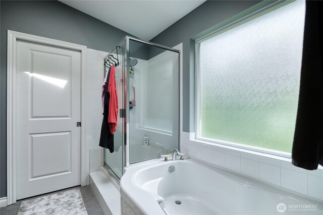 157 Northwood Dr, Point Roberts, WA 98281 - full bathroom with a bath and a stall shower