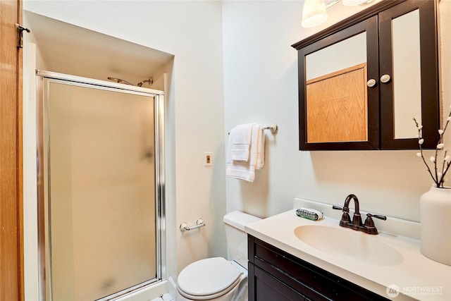 9514 Sand Point Way NE, Seattle, WA 98115 - full bath featuring a shower stall, toilet, and vanity