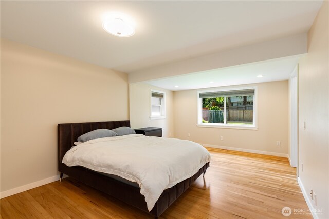 229 S 171st St, Burien, WA 98148 - bedroom featuring light wood-style floors and baseboards