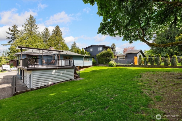 229 S 171st St, Burien, WA 98148 - view of yard with a gate and stairs