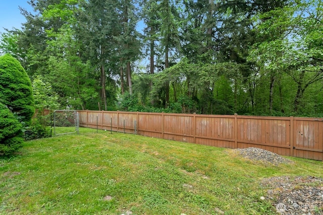 view of yard