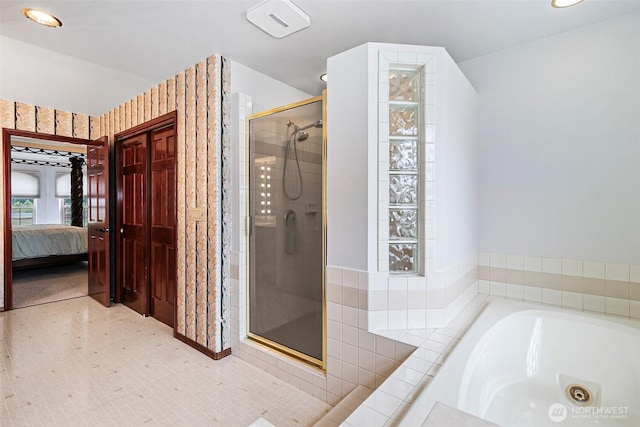 16915 32nd Ave E, Tacoma, WA 98446 - full bath with a shower stall, a jetted tub, and ensuite bath
