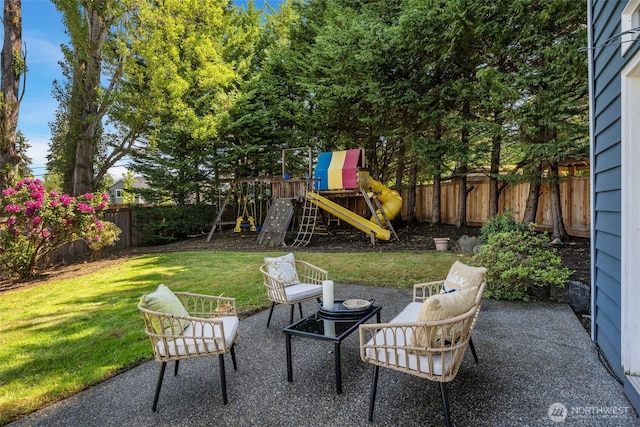 20347 86th Pl NE, Bothell, WA 98011 - view of patio / terrace with a playground