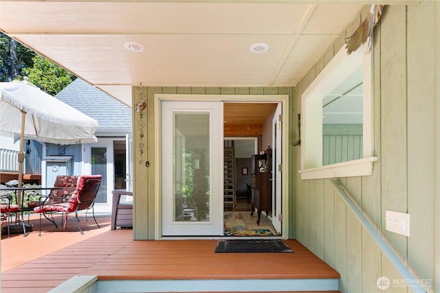 495 Colville Ln, Conner, WA 98257 - view of wooden terrace