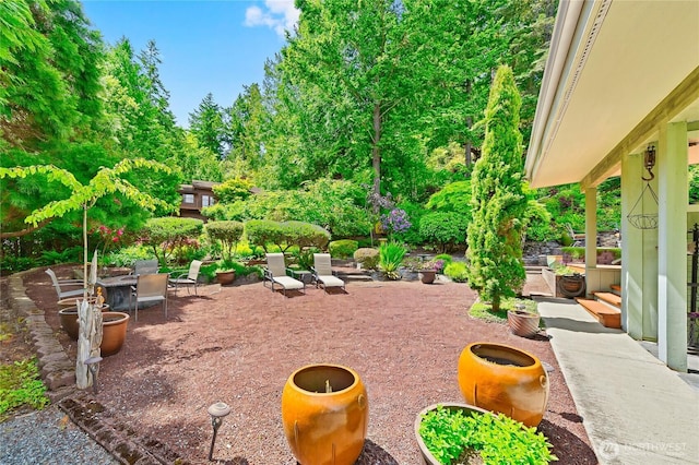 495 Colville Ln, Conner, WA 98257 - view of yard with a patio