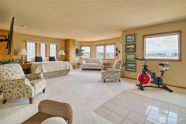 4020 Mayne Ln, Ferndale, WA 98248 - bedroom with light colored carpet, multiple windows, and baseboards