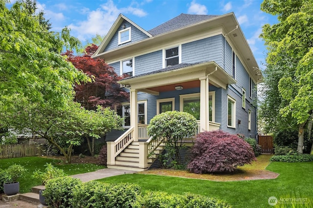 421 16th Ave E, Seattle, WA 98112 - american foursquare style home with covered porch