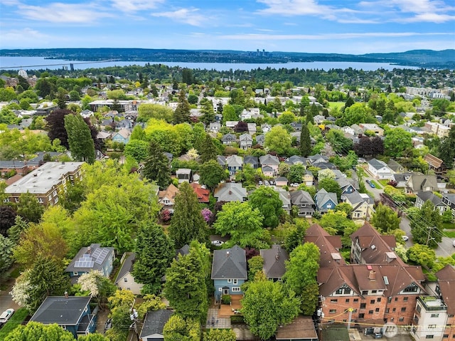421 16th Ave E, Seattle, WA 98112 - aerial perspective of suburban area featuring a nearby body of water