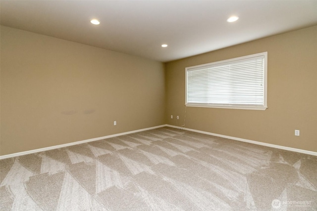 3612 Spyglass Dr NE, Tacoma, WA 98422 - unfurnished room with light colored carpet, recessed lighting, and baseboards
