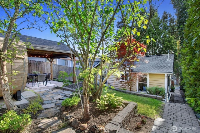 7508 13th Ave SW, Seattle, WA 98106 - view of yard featuring a patio area and a gazebo