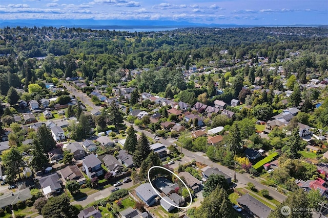 7508 13th Ave SW, Seattle, WA 98106 - view of property location with a heavily wooded area and nearby suburban area