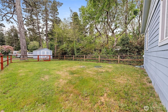 2019 Joe Johns Rd, Ocean Park, WA 98640 - view of yard with a storage shed and an outdoor structure