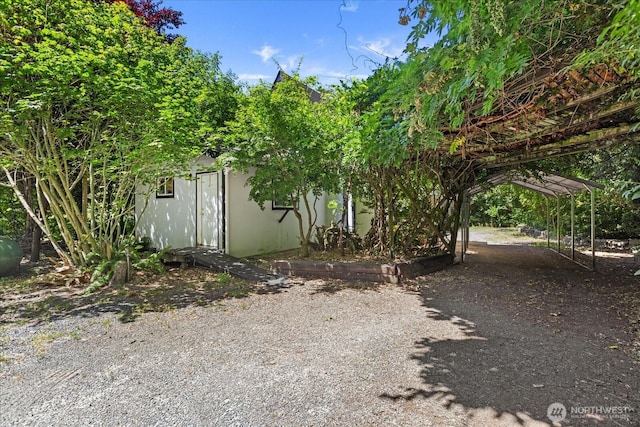 44119 Fir Rd, Gold Bar, WA 98251 - view of yard with a carport