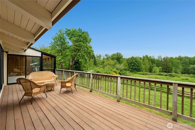 10410 260th St E, Graham, WA 98338 - wooden terrace featuring a yard