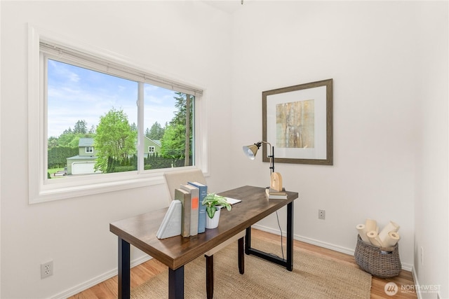 464 7th Ave, Fox Island, WA 98333 - office space featuring baseboards and light wood-style flooring