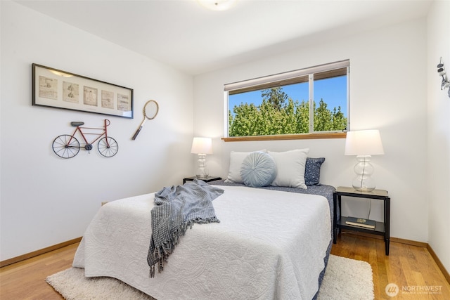 4839 S Mead St, Seattle, WA 98118 - bedroom with wood finished floors and baseboards