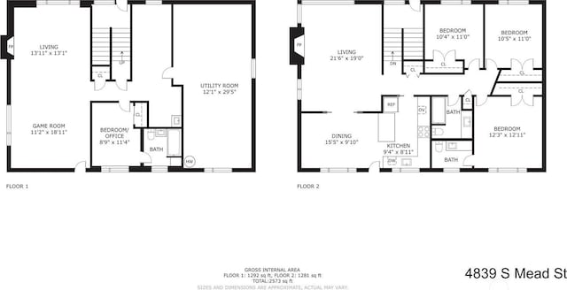 4839 S Mead St, Seattle, WA 98118 - room layout