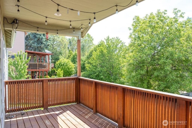 view of deck