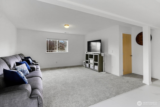 17421 73rd Ave NE, Arlington, WA 98223 - living room with carpet floors and baseboards