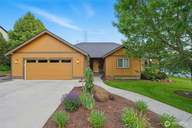 52 Buttonquail Ln, Walla Walla, WA 99362 - view of front of home featuring a garage, driveway, and a front yard