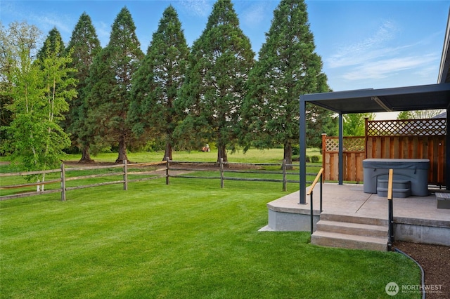 52 Buttonquail Ln, Walla Walla, WA 99362 - view of yard with a patio