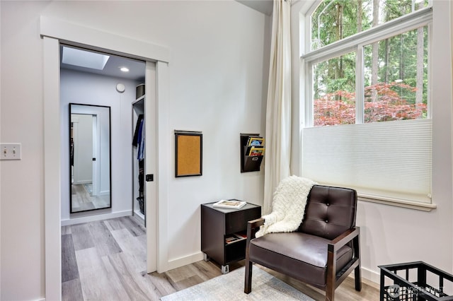 30 Hemlock Ct, Port Townsend, WA 98368 - sitting room with light wood-style floors and baseboards