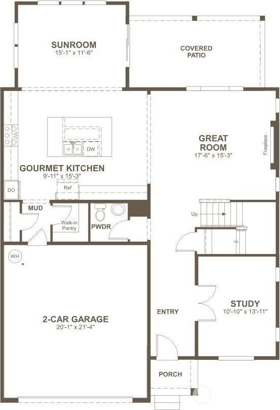 20263 145th St E Unit 857, Bonney Lake, WA 98391 - floor plan / room layout