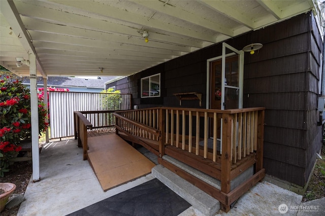 1122 G St, Centralia, WA 98531 - view of deck