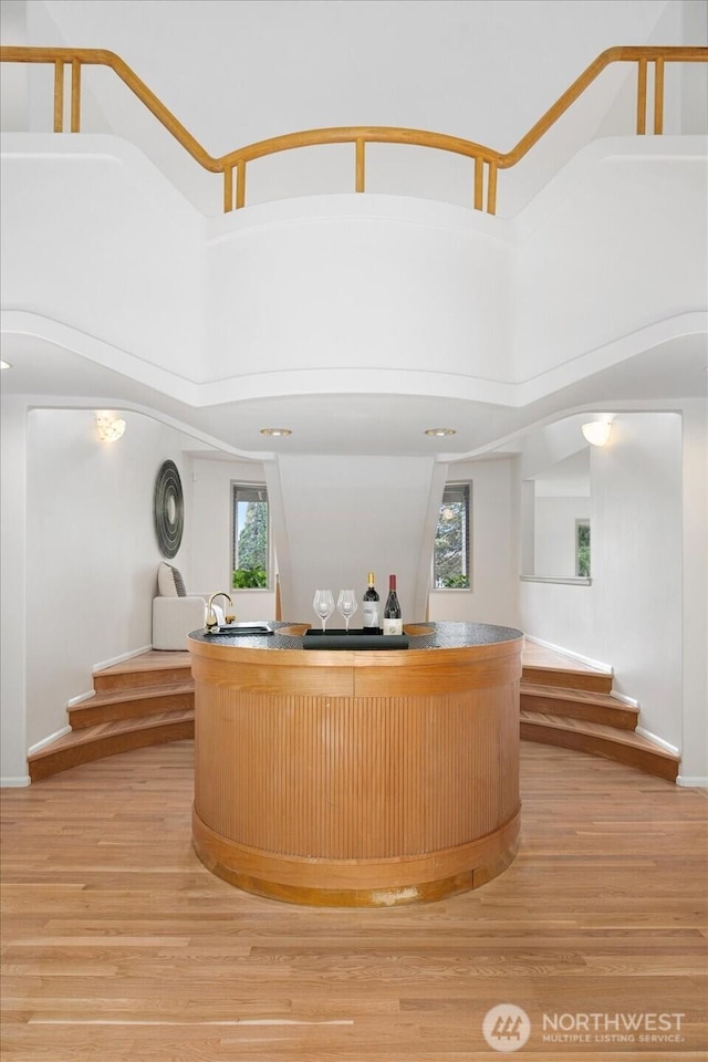 4102 205th Ave SE, Sammamish, WA 98075 - reception featuring stairs and a towering ceiling