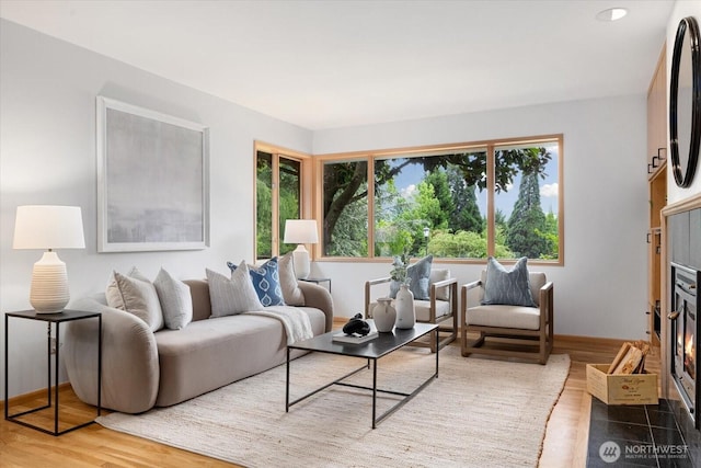 4102 205th Ave SE, Sammamish, WA 98075 - living area with wood finished floors