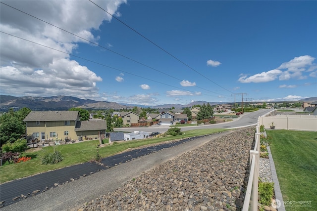 28 S Millbrook, East Wenatchee, WA 98802 - view of asphalt road featuring a mountain view and a residential view