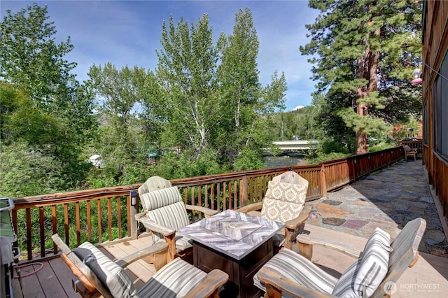 115 Johnson St N Unit 1, 2, 3, Twisp, WA 98856 - view of wooden deck