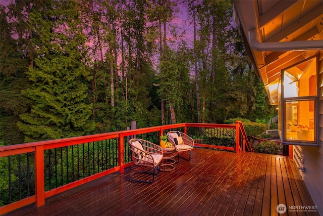 14431 Cascade Dr SE, Snohomish, WA 98296 - view of wooden deck