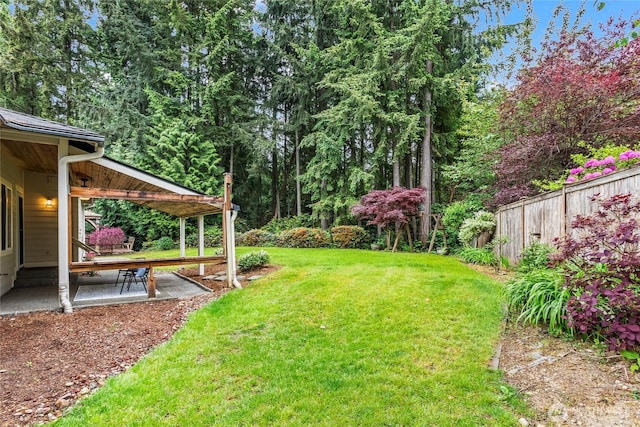 10810 63rd Ave NW, Gig Harbor, WA 98332 - view of yard with a patio area