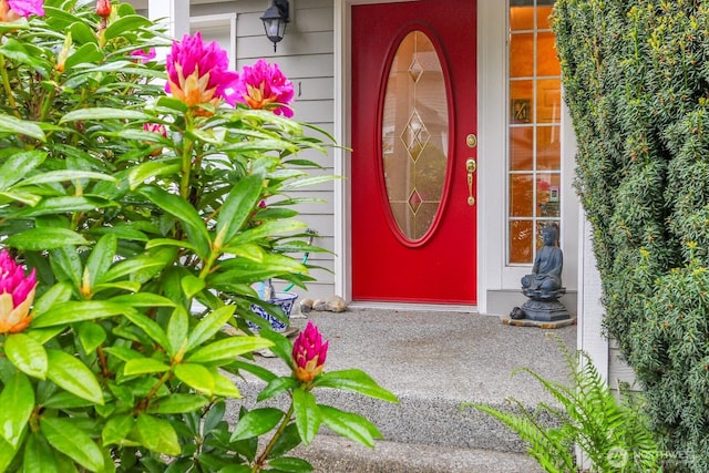 view of property entrance